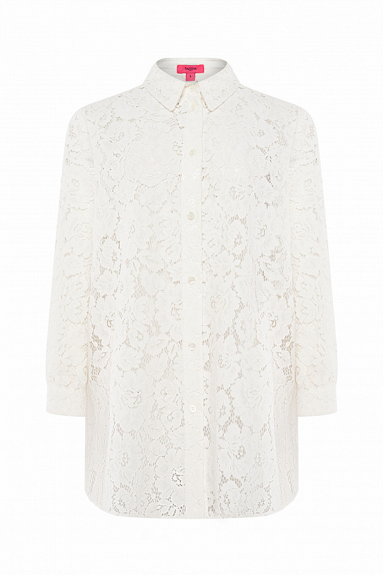 White lace blouse