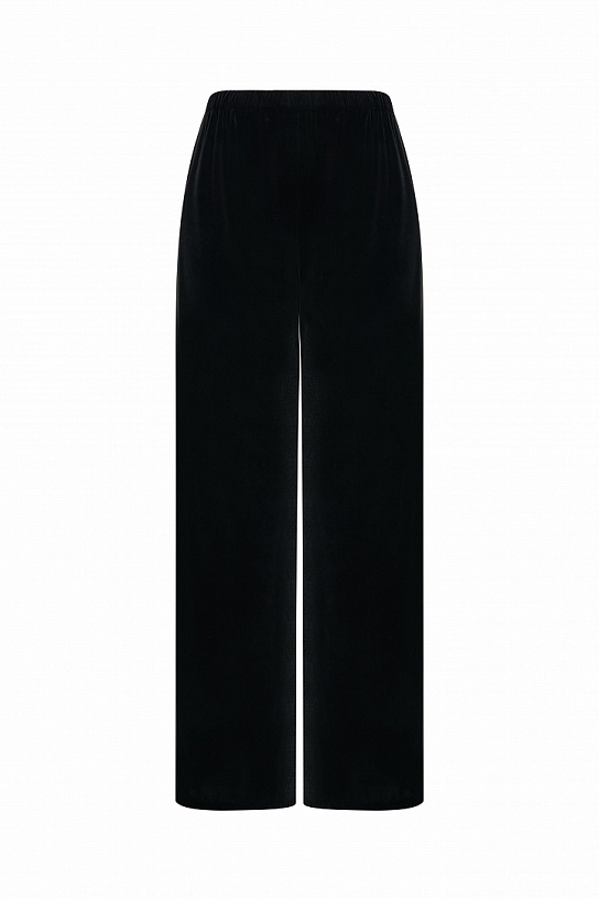 Black velvet suit
